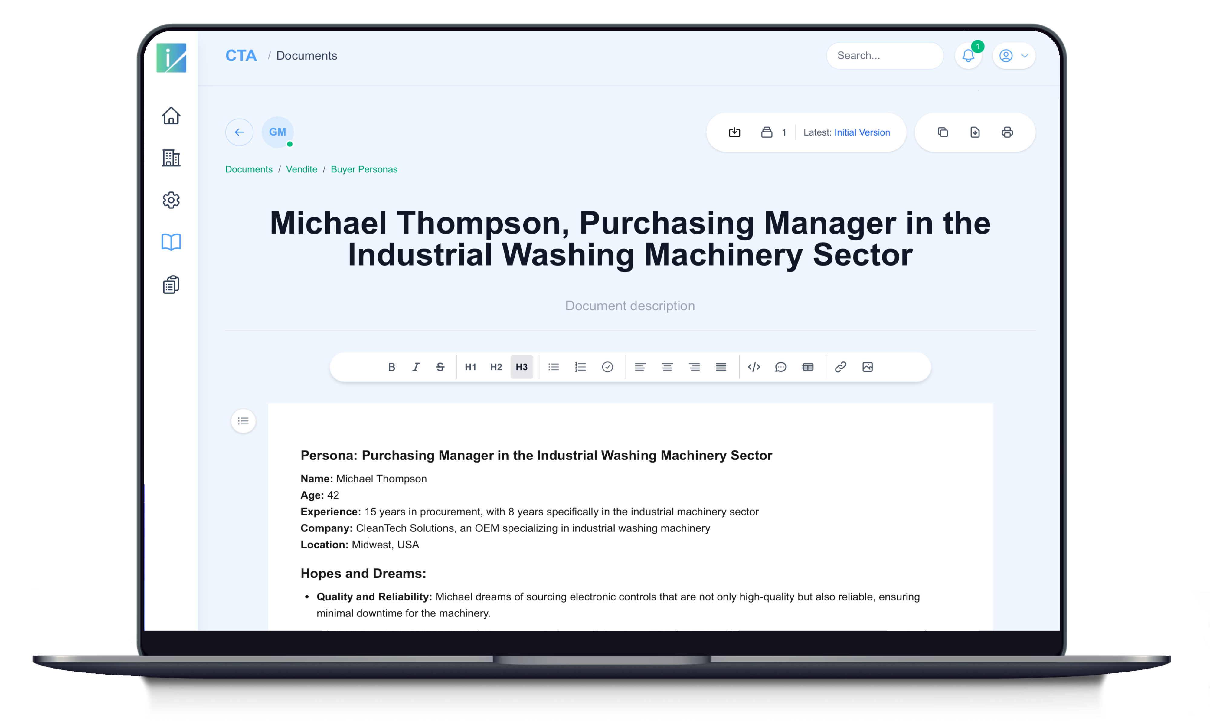 A dynamic document created with Inteless Docs, with native and secure real-time collaboration and a special editor to support and enhance your writing sprints.